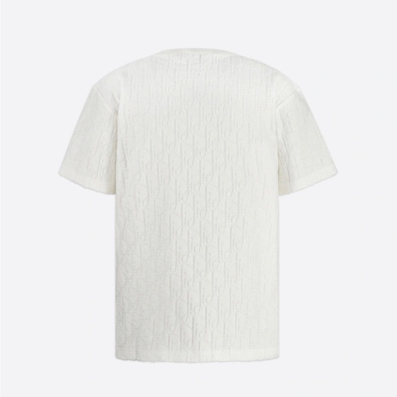 DIOR OBLIQUE T-SHIRT, RELAXED FIT
Off-White Terry Cotton Jacquard - Picture 4 of 7
